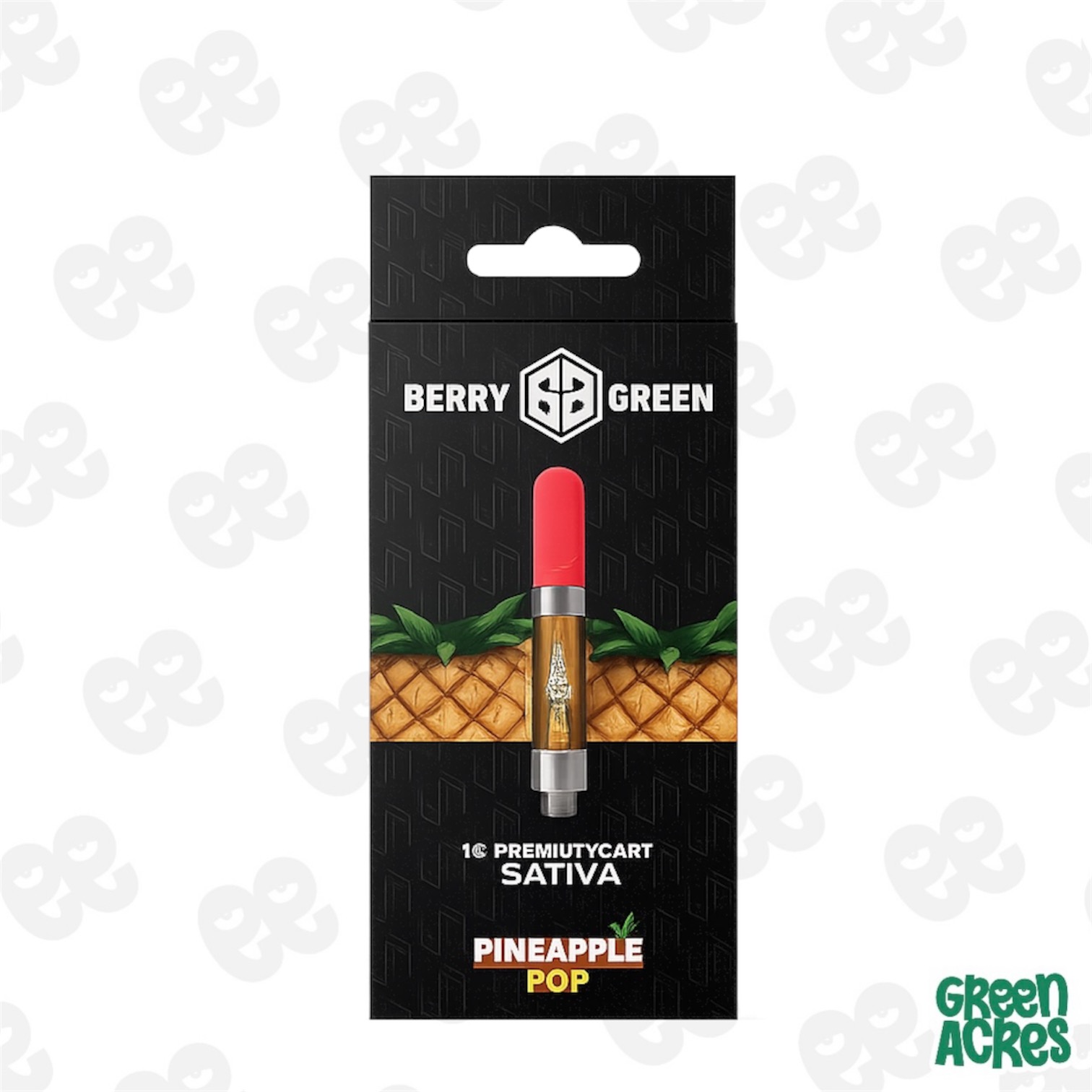 Berry Green: Pineapple Pop 1G Cart