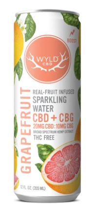 (48295) 25mg CBD Grapefruit Sparkling Water