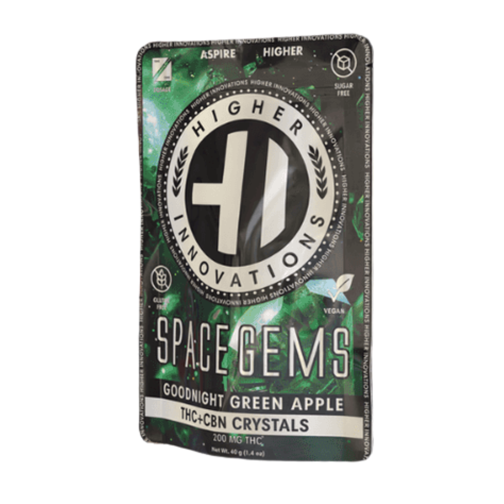 HI | Goodnight Green Apple Space Jems | 1:1 CBN | 200mg