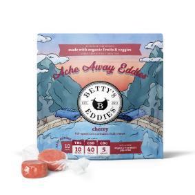 Cherry 1:4:1  I Betty's Eddies Ache Away | 50mg  (50mg THC/400mg CBD/50mg CBC)