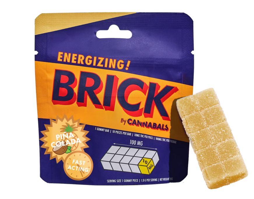 Cannabals Cannabals Brick | Pina Colada | 100mg Gummy