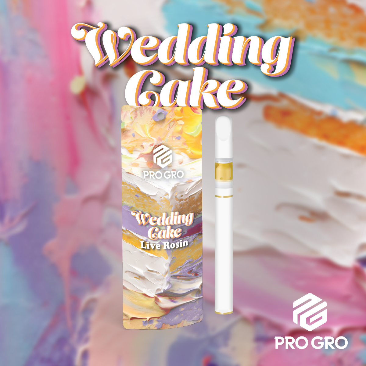 Wedding Cake 0.5g Live Rosin Disposable
