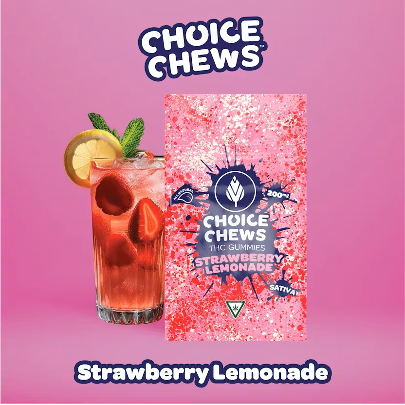 Choice Gummies - Strawberry Lemonade (S) - 200mg