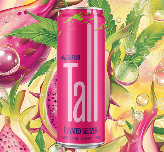 Tall Infused Seltzer (10mg) Dragon Fruit