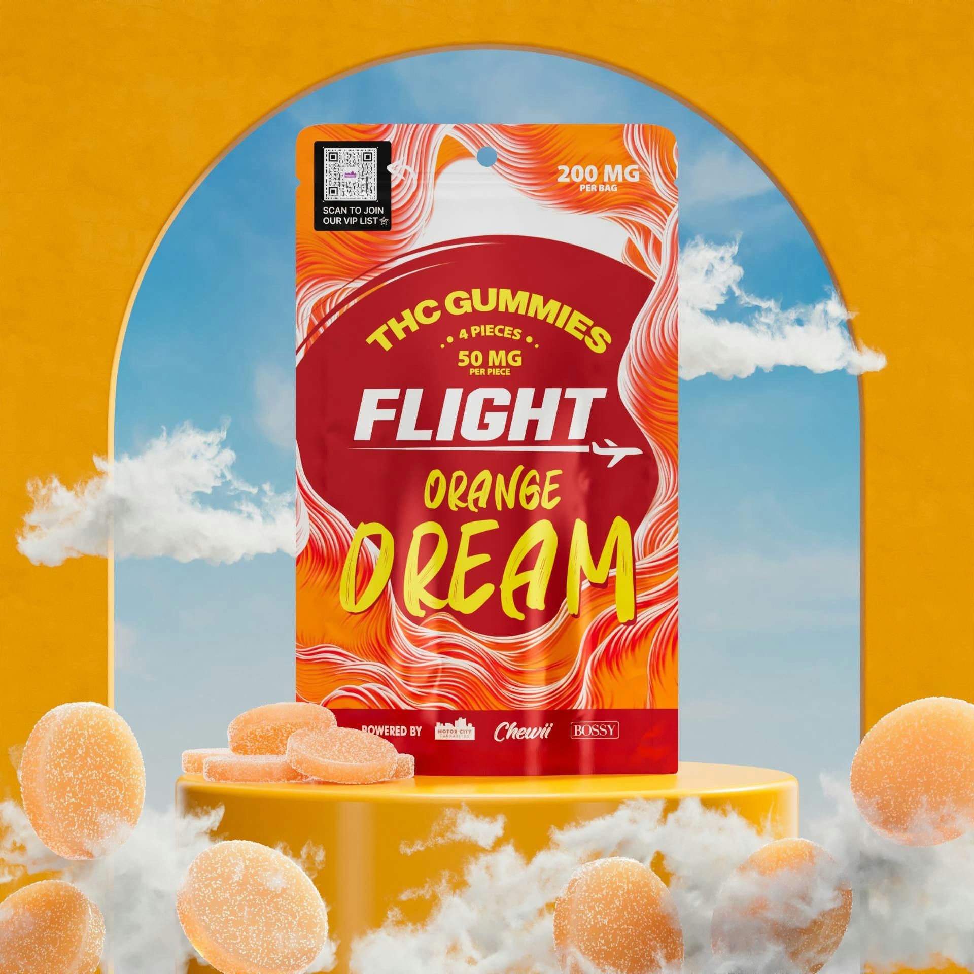 Flight | 200mg Gummies | Orange Dream