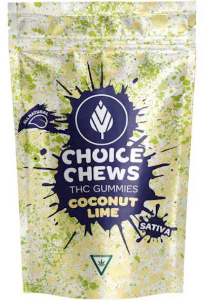 Choice Chews - Coconut Lime - 200mg Gummies