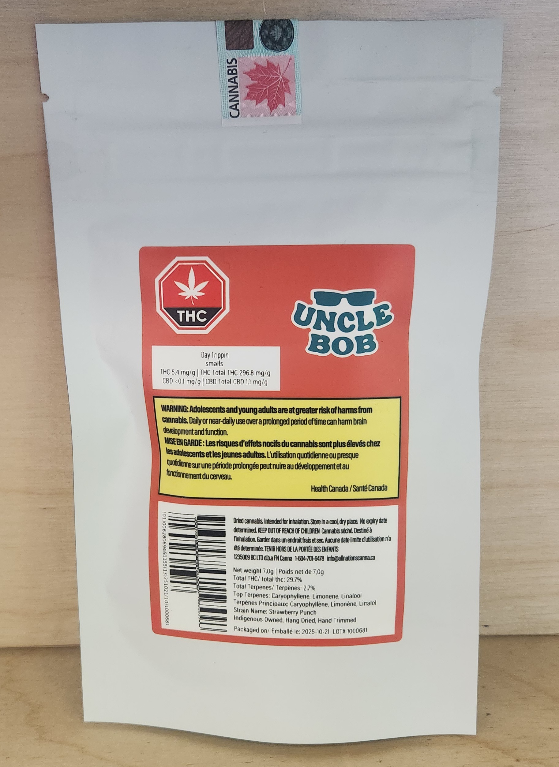 Strawberry Punch Smalls (7g)