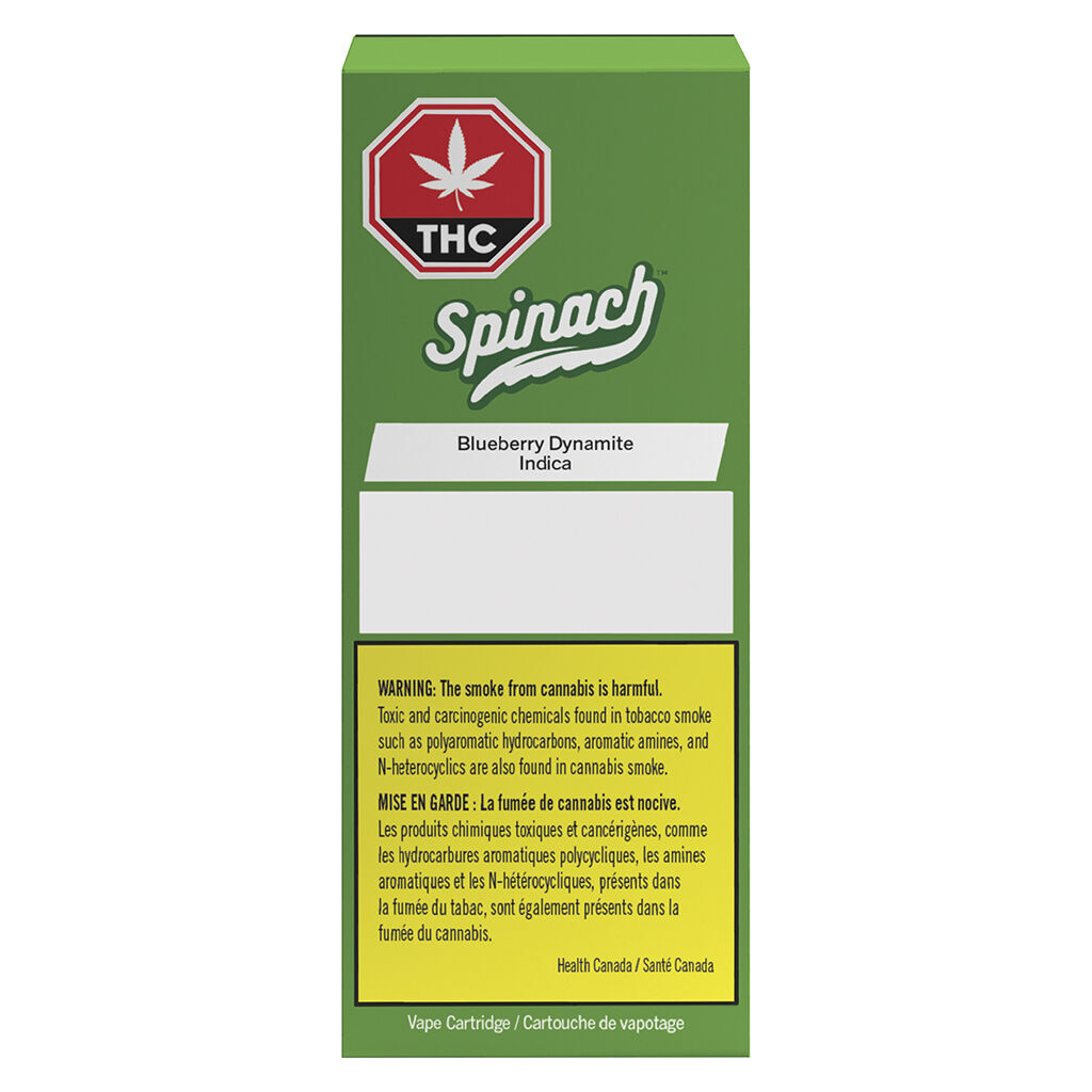 Spinach - Blueberry Dynamite 510 Thread Cartridge - 1g