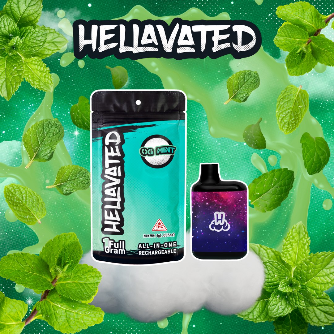 OG Mint Cloud Bar Rechargeable Disposable 1g