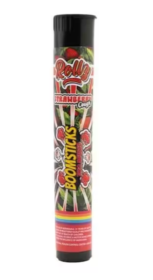 Rollz | Strawberry Cough Boomstick THCA Infused Pre-Roll | 1g