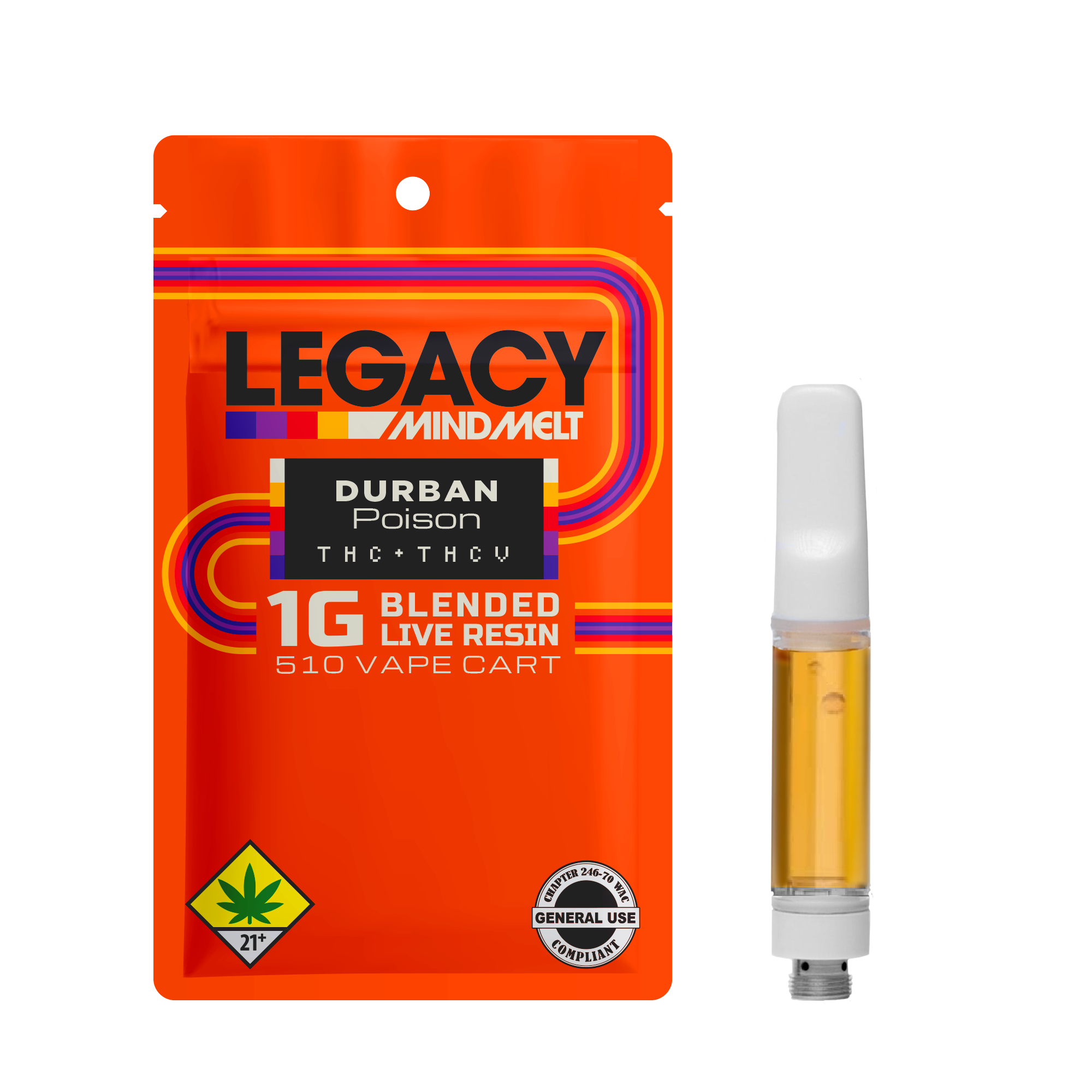 Legacy - Durban Poison (THC + THCV) | 1g | DOH