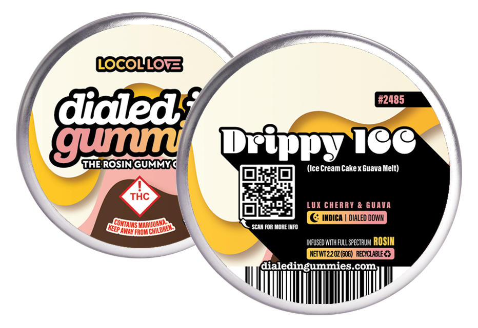 100mg - Drippy Ice - Rosin Gummies (10pk)