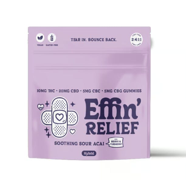 Relief Soothing Sour Acai | Soft Chews | 100mg