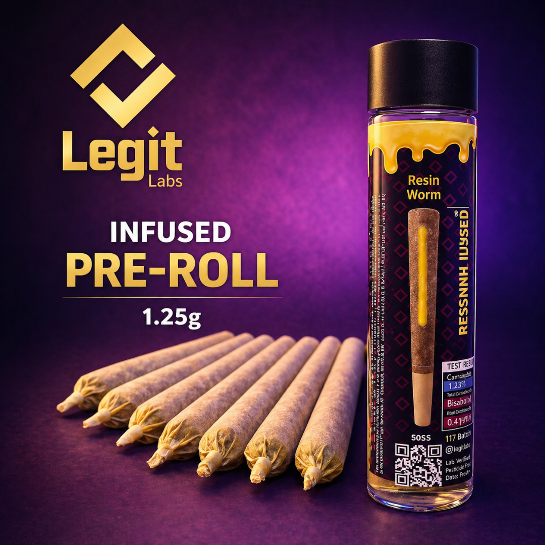 1.25g infused preroll - lemon #18