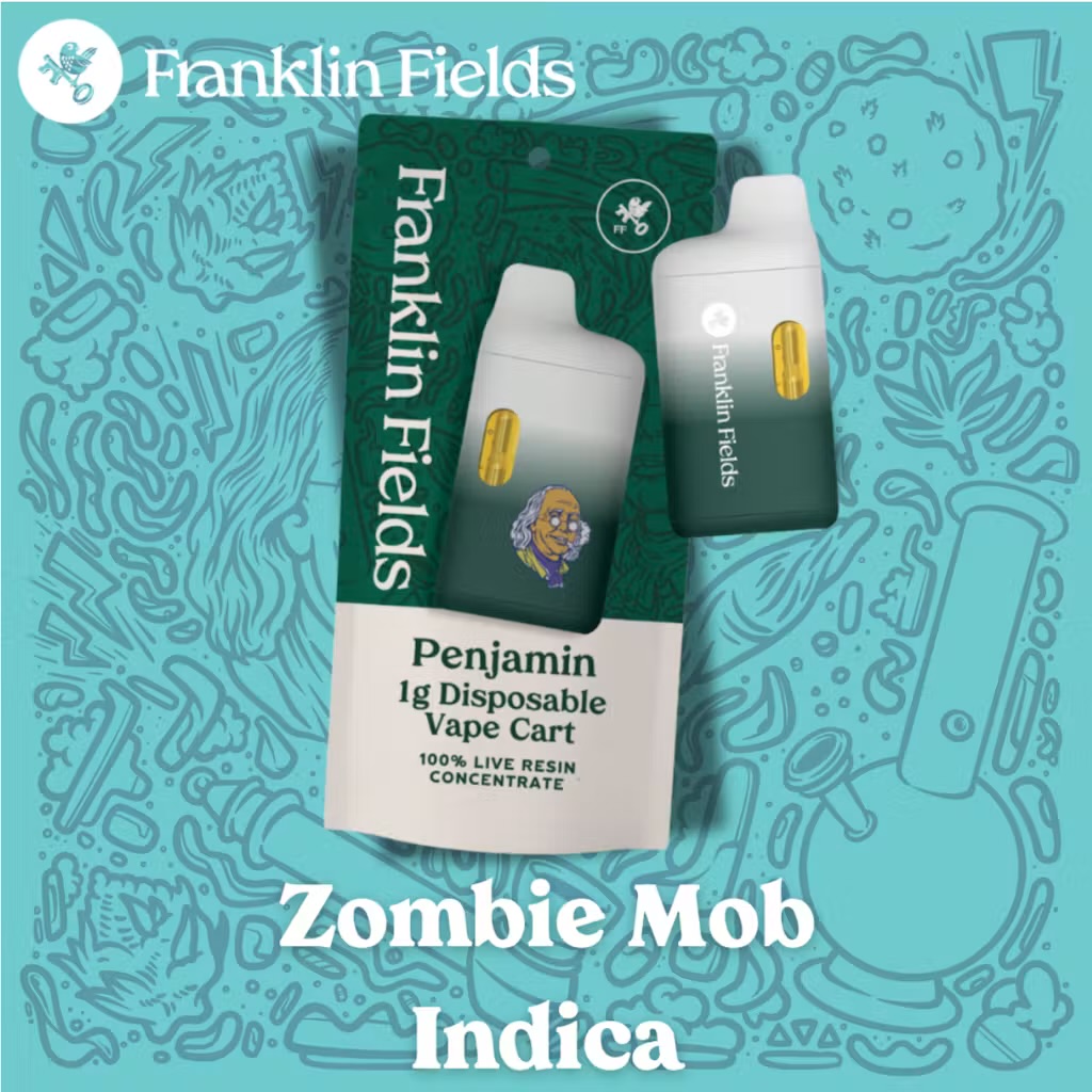 Franklin Fields Zombie Mob Live Resin Penjamin 1.0g