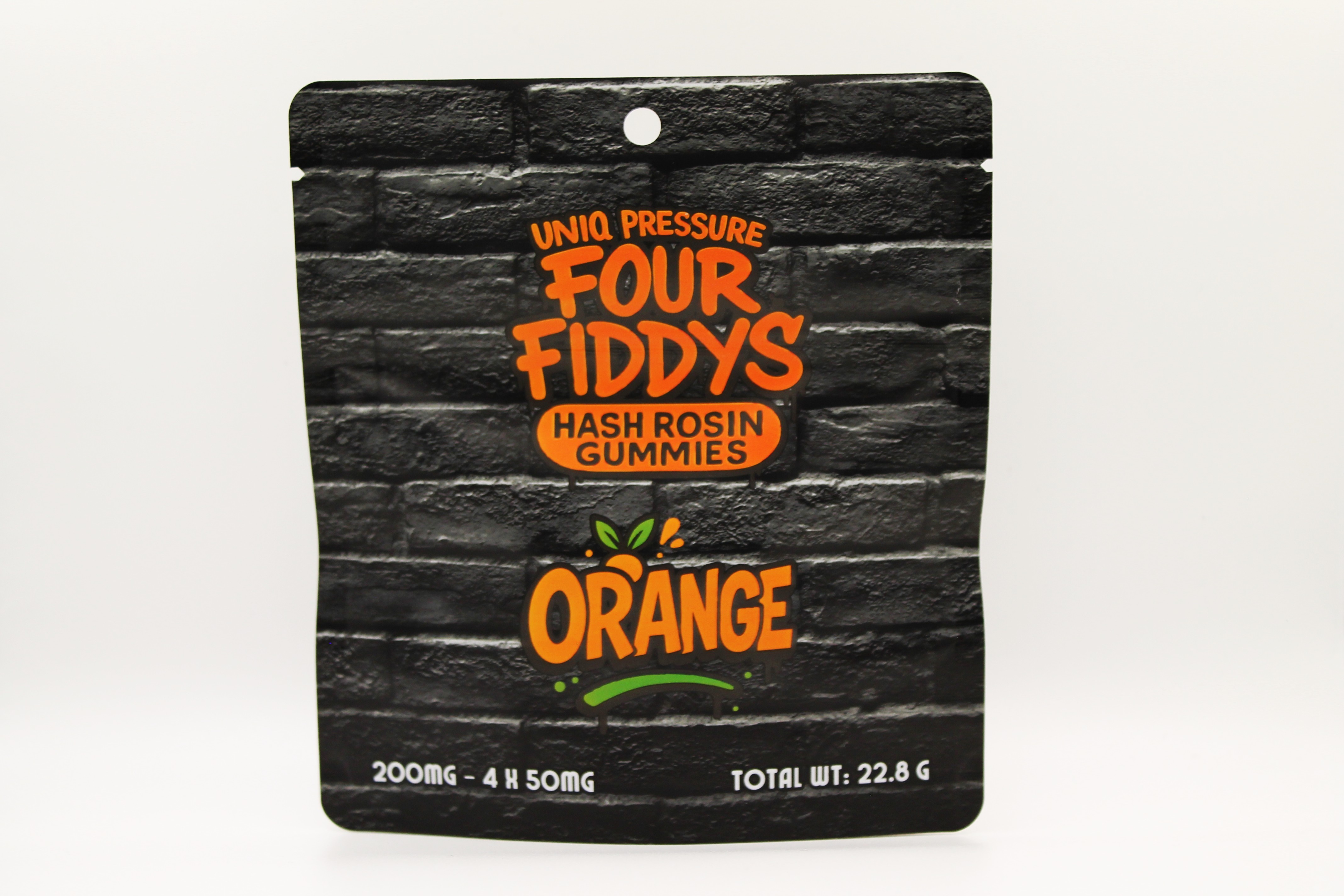 Gummies | Rosin | Orange | 200mg 4pk | UP Four Fiddys