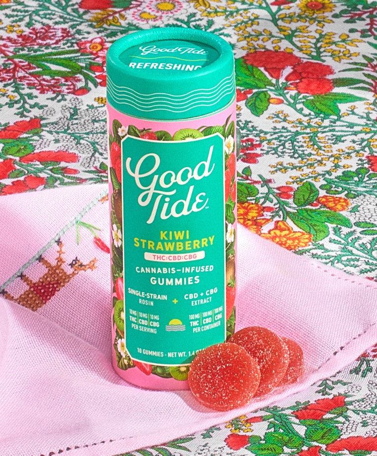 Kiwi Strawberry Rosin Gummies | Refreshing Hybrid | 100mg 10ct
