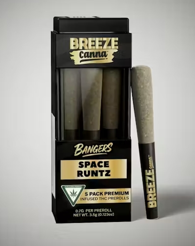 Breeze Bangers Pre Roll - Space Runtz (5pk)