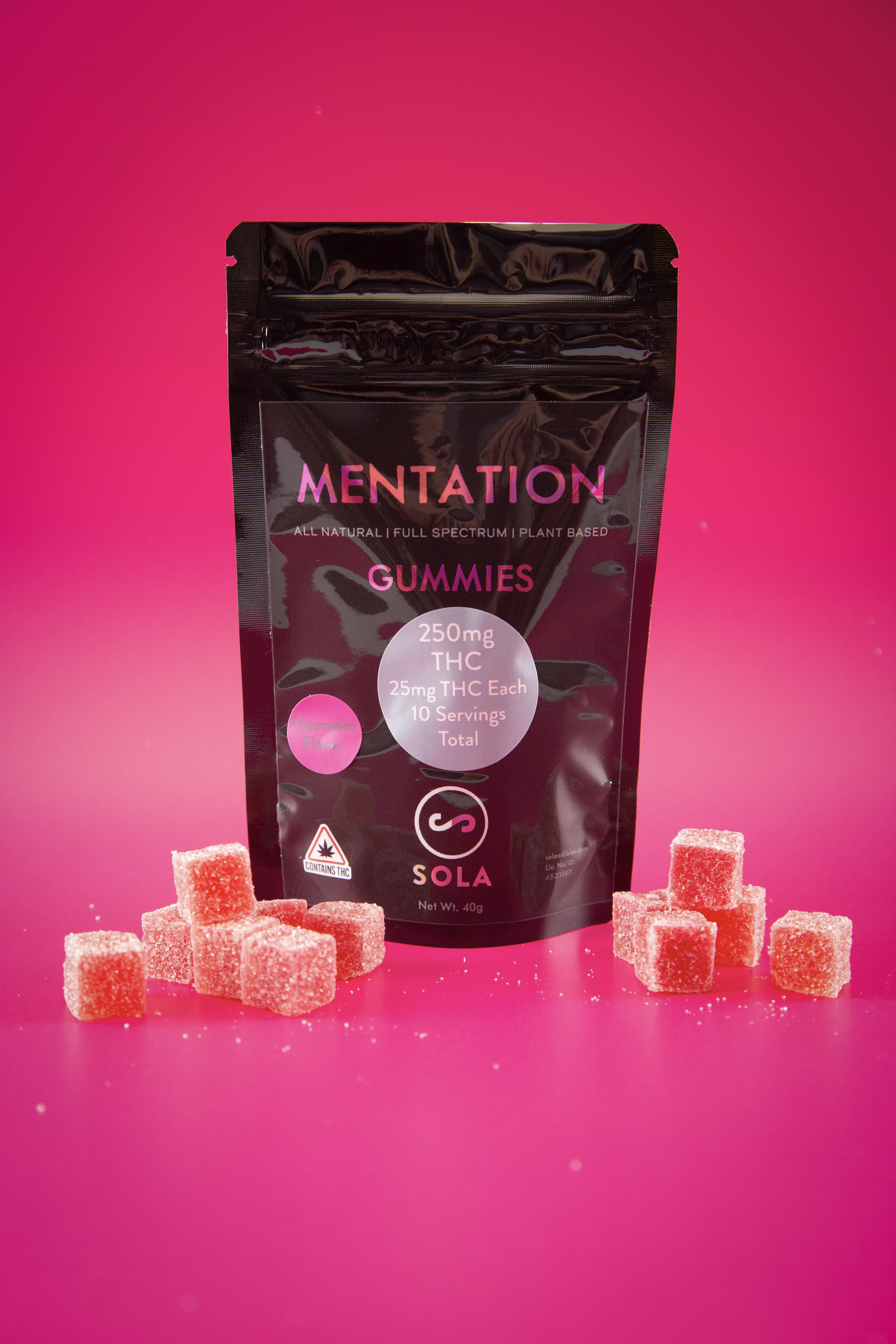 Watermelon Hash Rosin Gummies Produced