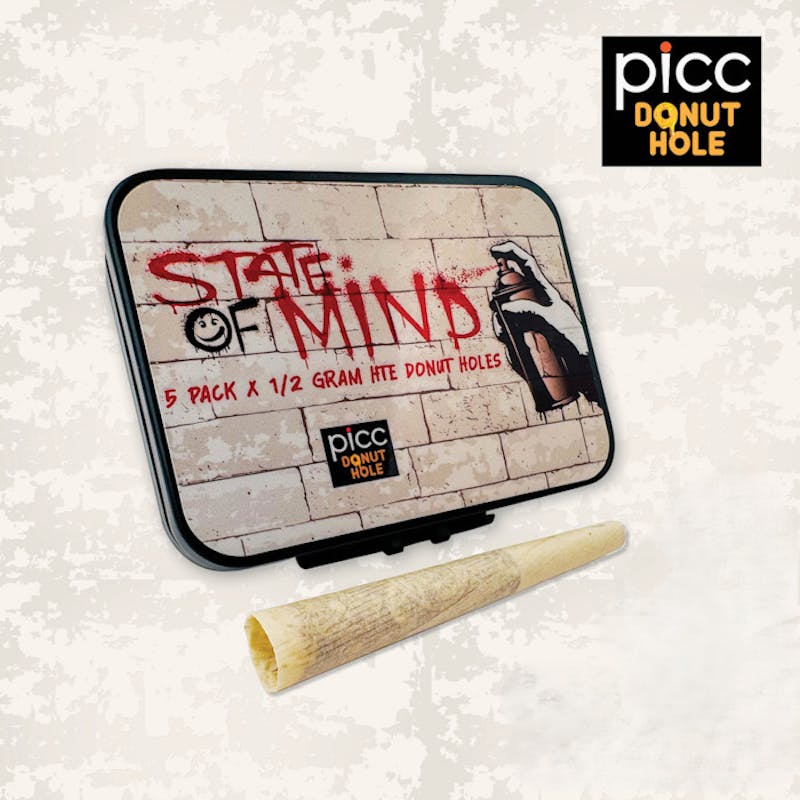 PICC | State of Mind - MAC Berry x Zkittlez Live Resin Pre-Rolls | 5pk 2.5g