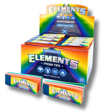 Elements Prism Perforated Tips | 50pc