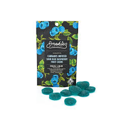 Smokiez | Sour Blue Raspberry - Indica Chill | 200mg Gummies