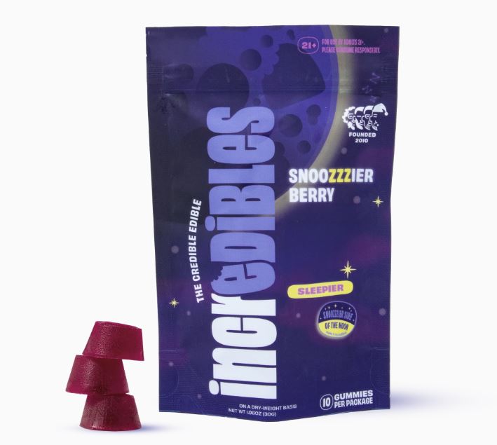Snoozzzierberry Gummies 2:1:1 THC:CBN:CBG | 20pk | 190mg
