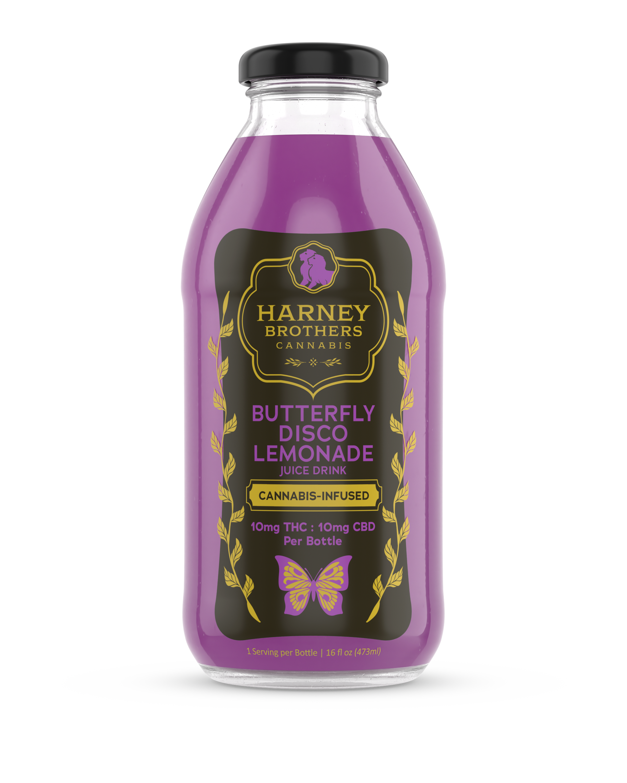 10mg 16oz | Butterfly Disco Bottle