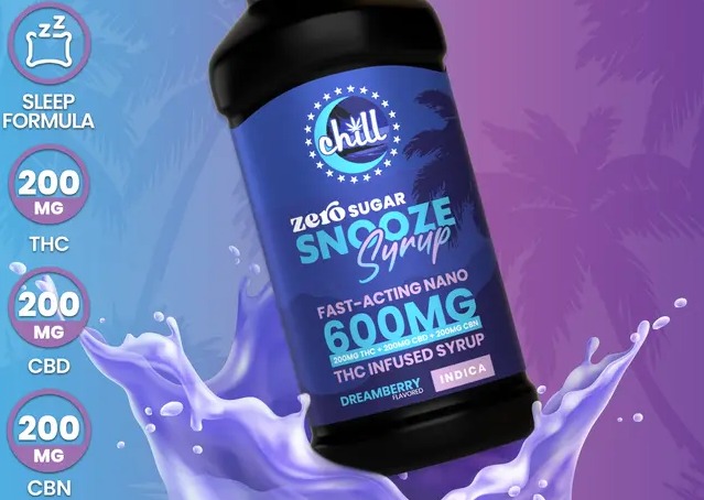 Chill Medicated Snooze - Dreamberry Zero Sugar - 600mg Syrup