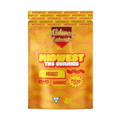 Midwest Extracts - 200mg Gummies - Mango