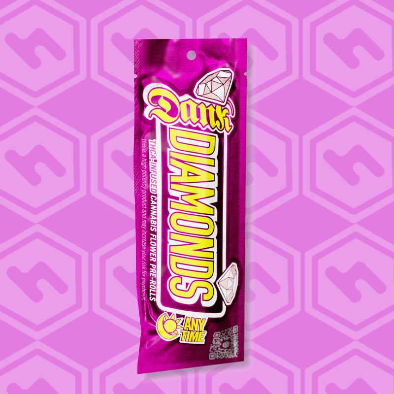 Dank Diamonds | Pear Cut | Infused Pre Roll 2 Pack | 1.5 g