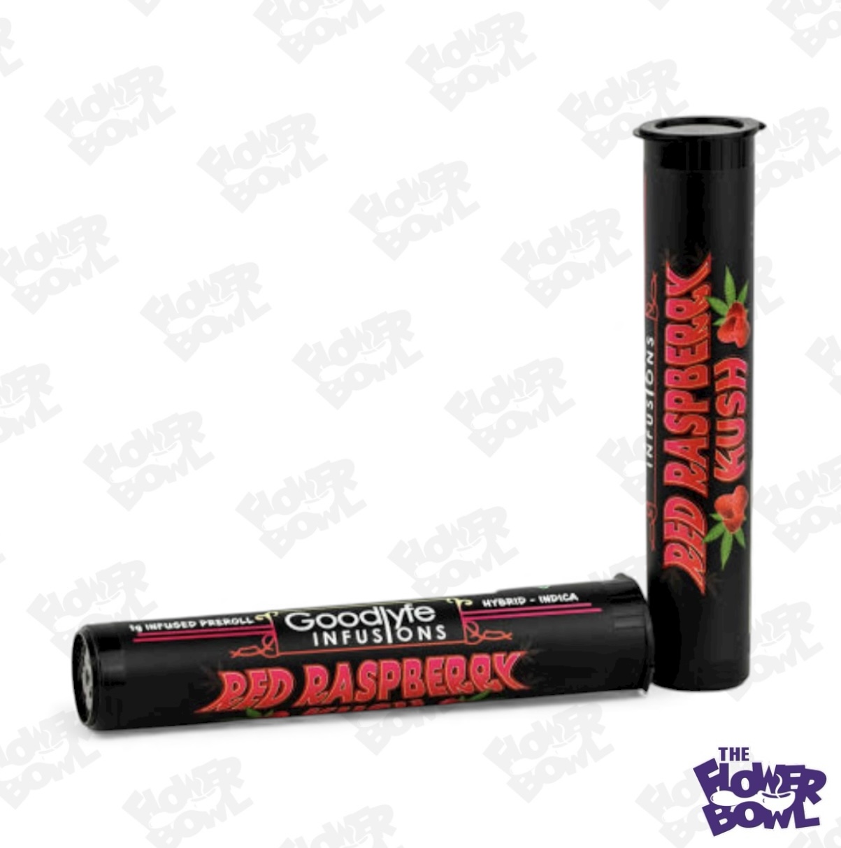 Goodlyfe: Red Raspberry Kush 1G  Infused Preroll