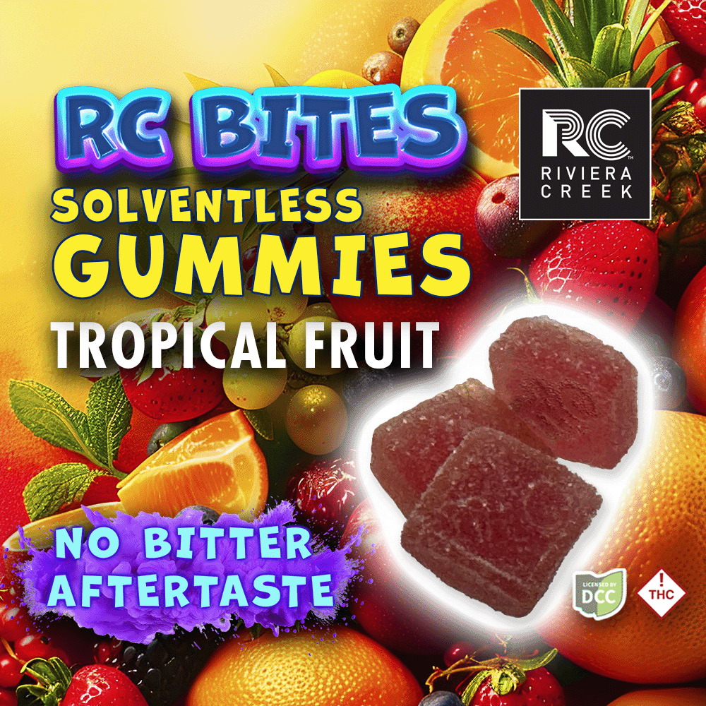 RC Bites | Tropical 3pc | 30mg Solventless Gummies