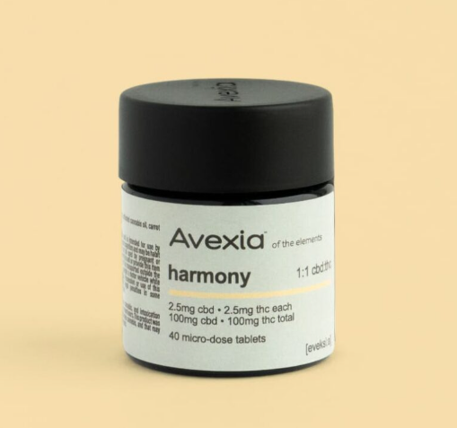 Avexia Tablets | Harmony | 40pk 1:1 (CBD:THC)