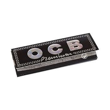 Premium Black Rolling Papers | 1 1/4