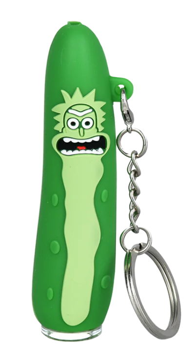 Pickle Richard Silicone Chillum Key Chain product photo