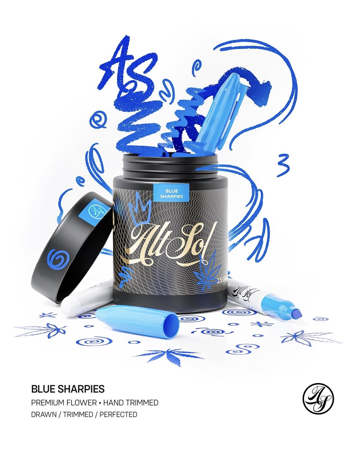 Blue Sharpies Half Prepack