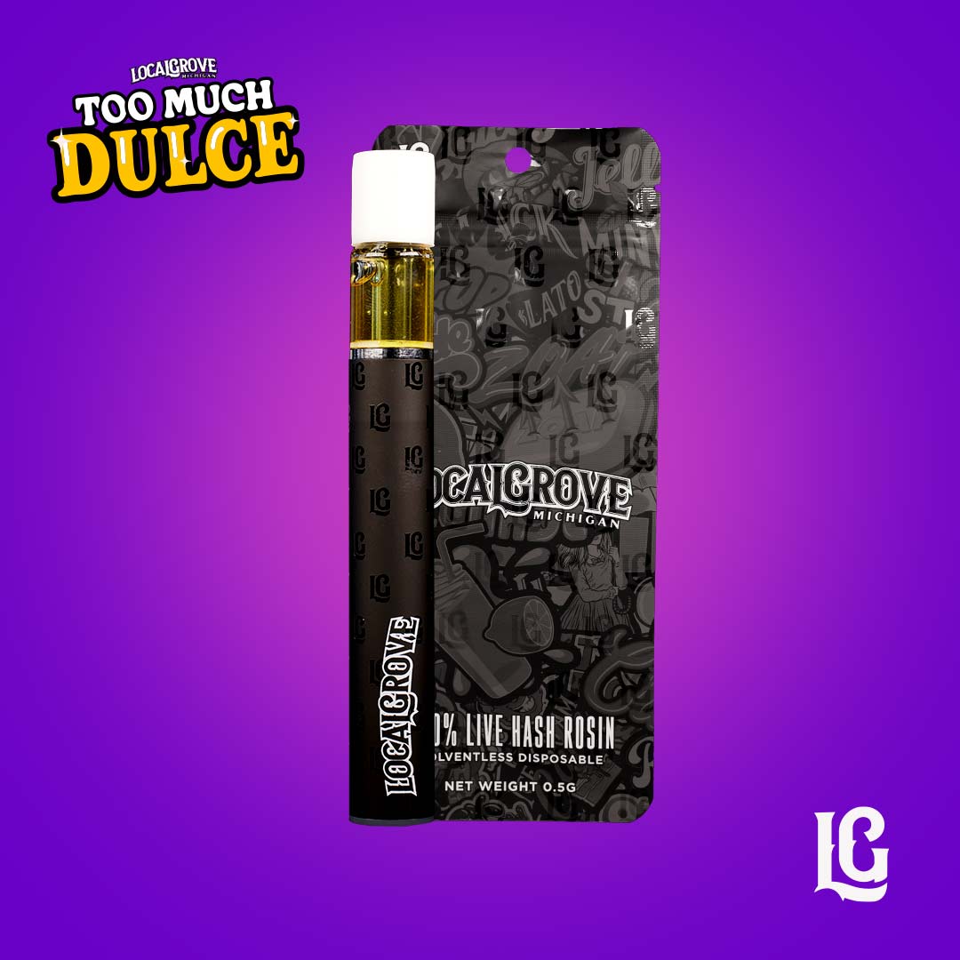 Local Grove Live Hash Rosin Disposable | Too Much Dulce | 0.5G