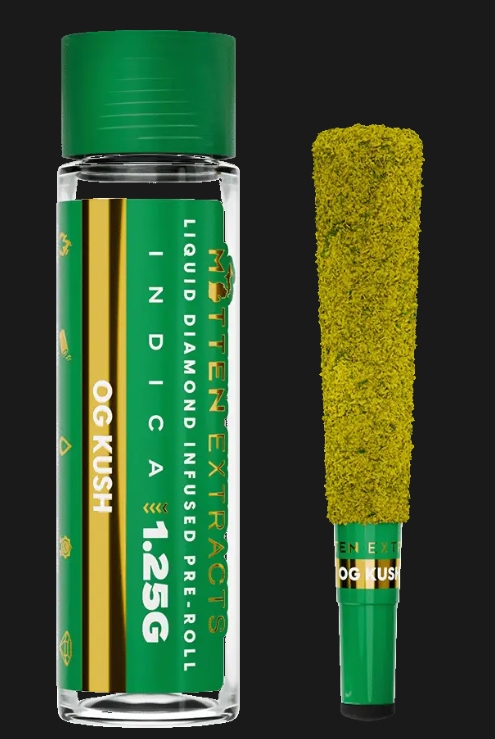 Mitten Extracts 1.25 Infused Pre Roll - OG Kush