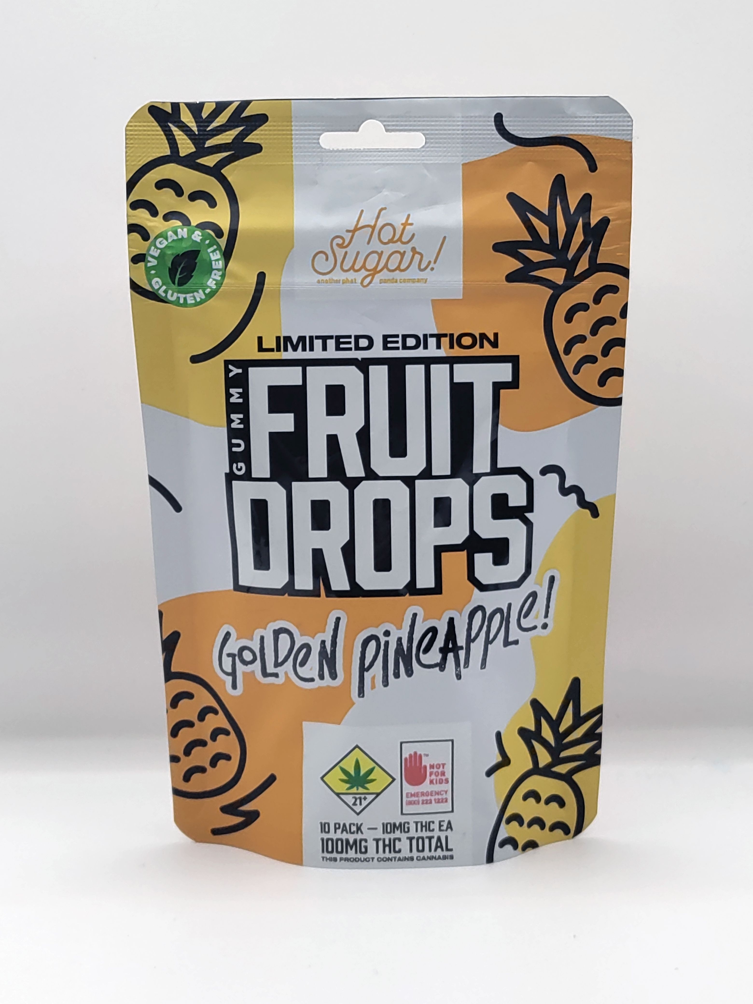 Golden Pineapple Solventless Fruit Drops Phat Panda
