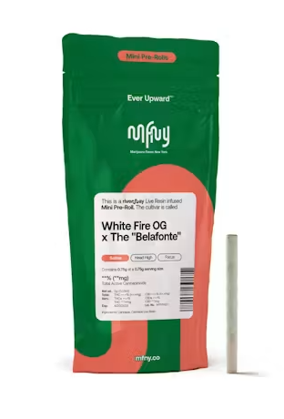 MFNY | White Fire OG x The "Belafonte" | Live Resin Infused | Pre Roll | .75g