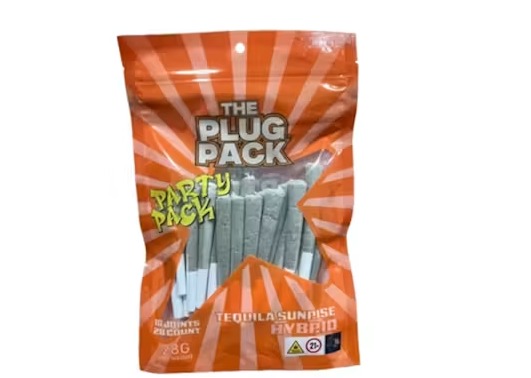 The Plug Pack - Tequila Sunrise Party Pack Prerolls 28pk - 28g