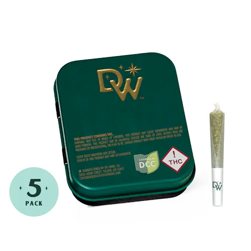 5 Pack Pre-Rolls .35g - Animal Face