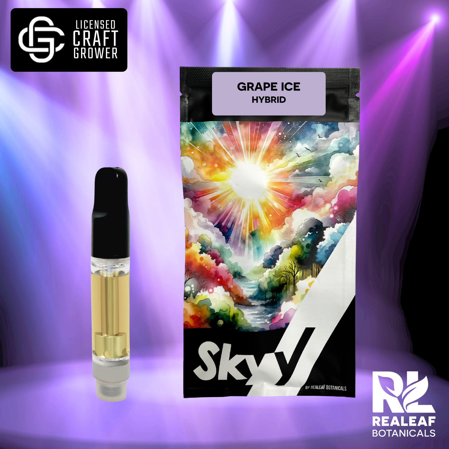 Grape Ice Vape Cartridge 1.0g