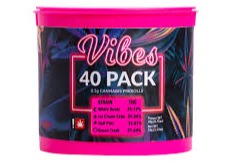 4 Strains x 40 Preroll Pack {Vibes}