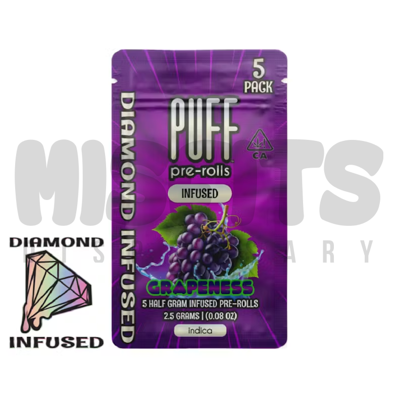 Puff | Grapeness | Infused Pre-Roll 5pk | 2.5g