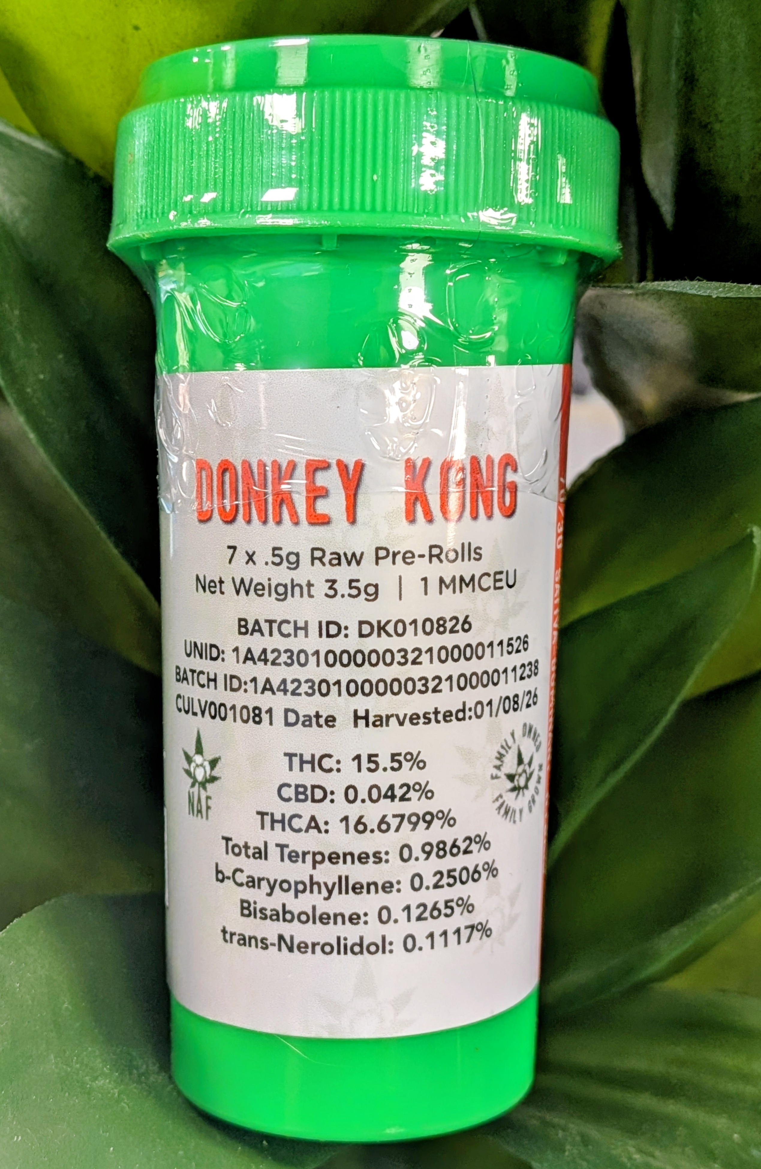 .5g(7pk) | Donkey Kong Preroll Pack