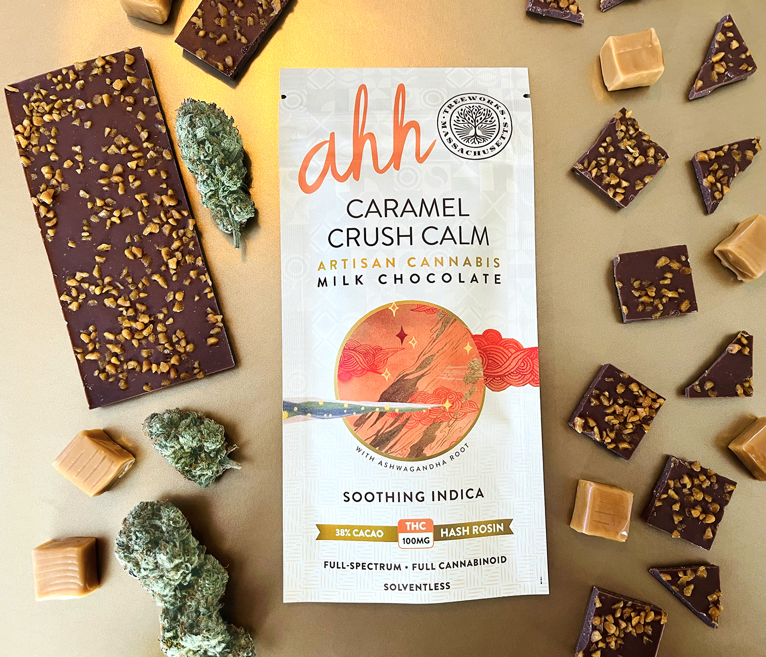 Caramel Crush Calm | Chocolate | 100mg