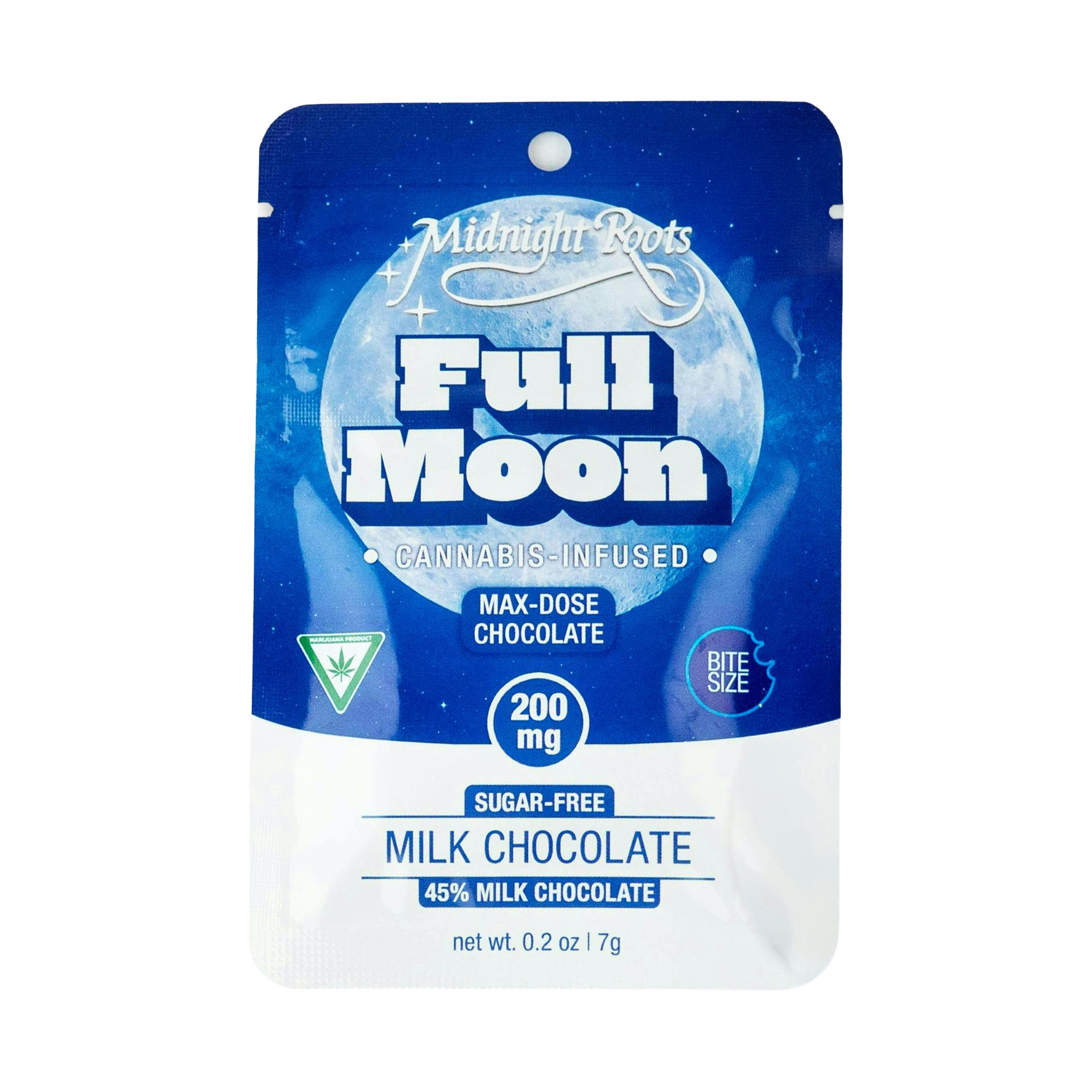 Full Moon | 200mg Single Serve Chocolate | Sugar Free Milk Chocolate