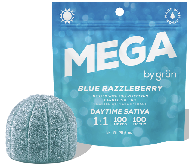 Mega Pearl Blue Razzleberry